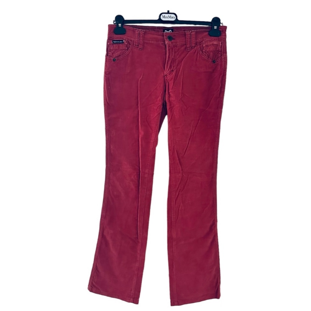 dolce & gabbana corduroy color wine color size 25-39